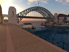 Sydney Harbour Bridge in Second Life