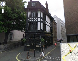Coach and Horses Public Bar in Mayfair London - Google Streetview