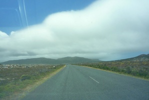 Driving through Cape Point Nature Reserve