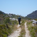 SAN Parks Ranger on patrol on Table Mountain