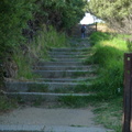 Stairway at the start of the Pipe Track trail