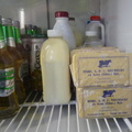 Real farm milk and butter for sale... no low fat here!
