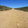 Gravel road approaching Kromrivier
