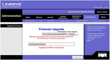 Taking a chance and changing the firmware on my new Linksys WRT54GL router