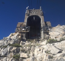 Upper cableway station