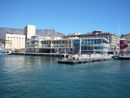 View of Nelson Mandela Gateway to Robben Island and the Museum