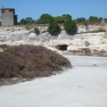 View of cave at Limestone quarry