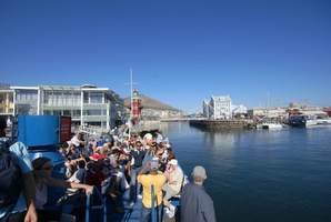View from the Ferry towards the Waterfront