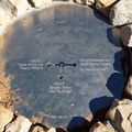 Closeup of direction marker