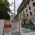 Construction on old Board of Executors Building