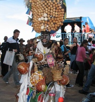 Egg Man performing at Hermanus Whale Festival