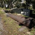 Old cannon excavated from works at Lion's Battery on Signal Hill