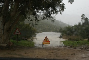 Arrival at Oliphant's River... Flooded!