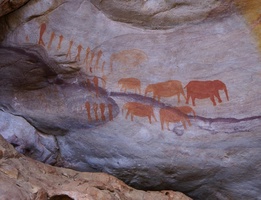 Bushman Paintings near Stadsaal Caves, Cederberg