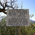 Bain's Kloof Ride - Sign at start of the pass