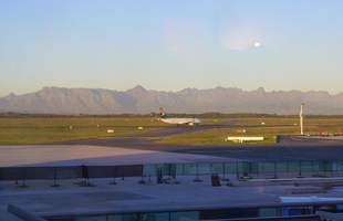 Departure from Cape Town International Airport for East London