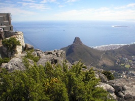 View of Lion's Head from Upper Cable Car Station, Table Mountain