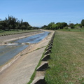 View up modern Elsieskraal River Canal, Pinelands