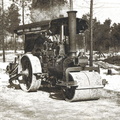 Old Steam Roller in action in Pinelands
