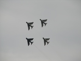 Four Electric Lightnings in Formation, Ysterplaat Airshow