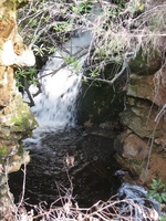 Old Franschhoek Pass Road - Waterfall Below Road