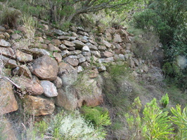 Old Franschhoek Pass Road - Part of Retaining Wall