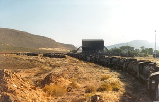 Steam Locomotive Graveyard at Touwsrivier, South Africa