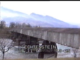 Covered Bridge in Liechtenstein