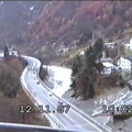 Highway through Italian Alps