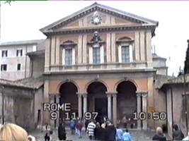 Church that has entrance to the Catacombs under Rome