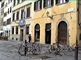 Shop where Teresa bought her Italian leather jacket, Florence