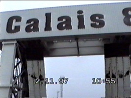 Gate at Calais, France through which we passed