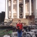 Me in front of the Roman Forum Ruins, Rome, Italy