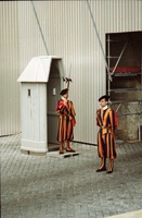 Papal Swiss Guards at The Vatican