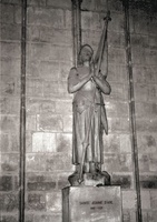 Joan of Arc, inside Notre Dame Cathedral, Paris