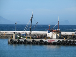 Kalk Bay fishing boat in the harbour