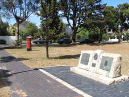 View of memorial in The Mead, Pinelands