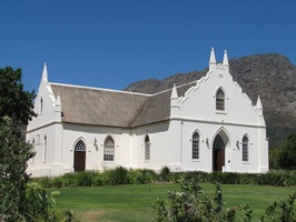 Dutch Reformed Church, Franschhoek, South Africa
