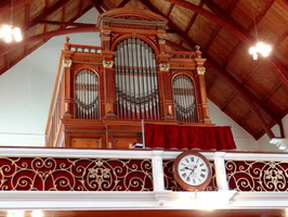 Inside the NG Church at Sutherland - old organ from Germany