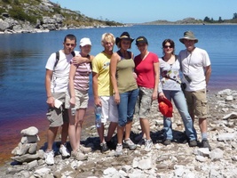 Our hiking group at the Hely-Hutchinson Reservoir