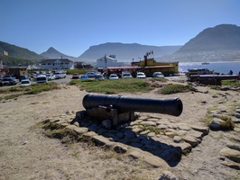 Canon just outside Bay Harbour Market by Hout Bay