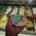 Delicious icecream on the main road in Franchhoek