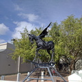 Sculpture in Franchhoek just off the main road