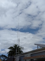 HF vertical antenna went up today