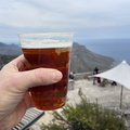 Craft beer on top of Table Mountain