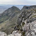 Top of Table Mountain towards Devil's peak