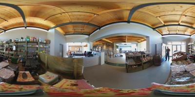 Inside reception centre at Kromrivier