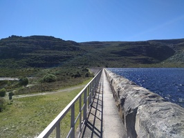 Hely Hutchinson Dam wall on top of Table Mountain