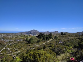 View of ranger hut on Table Mountain