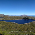 View of two dams on top of Table Mountain